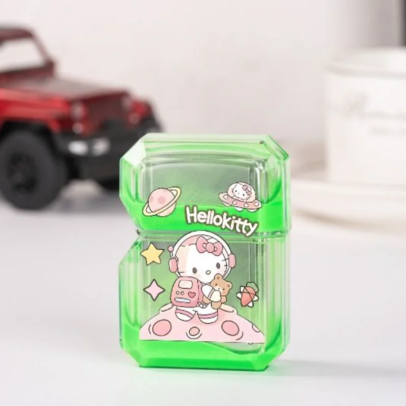 

Sanrio Cartoon Pochacco Quicksand Gas Lighter Windproof Pacha Dog Hello Kitty Cinnamoroll Birthday Gift for Boyfriend