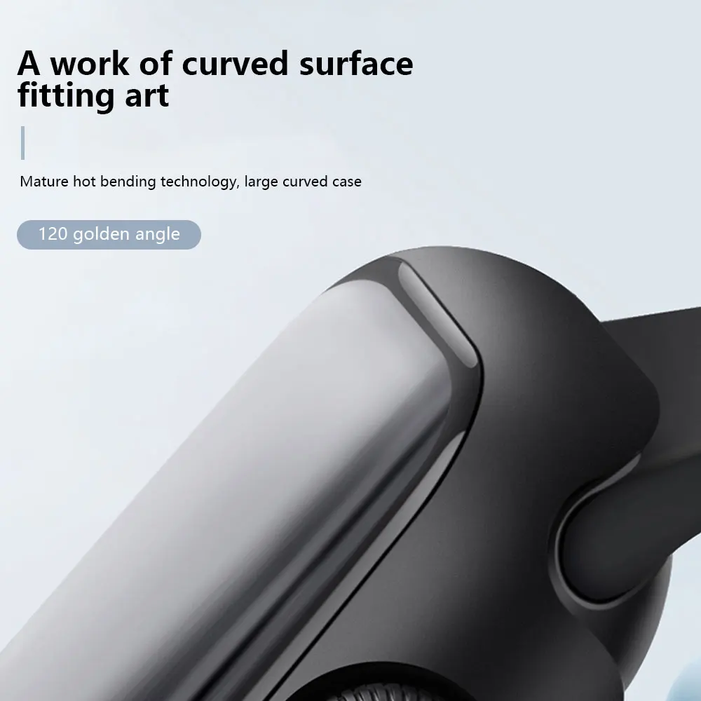 Водонепроницаемое покрытие из поликарбоната закаленное стекло для Apple Watch