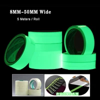 luminous tape 8 50mm 5m self adhesive tape night vision glow in the dark safety sign warning security home decoration tapes
