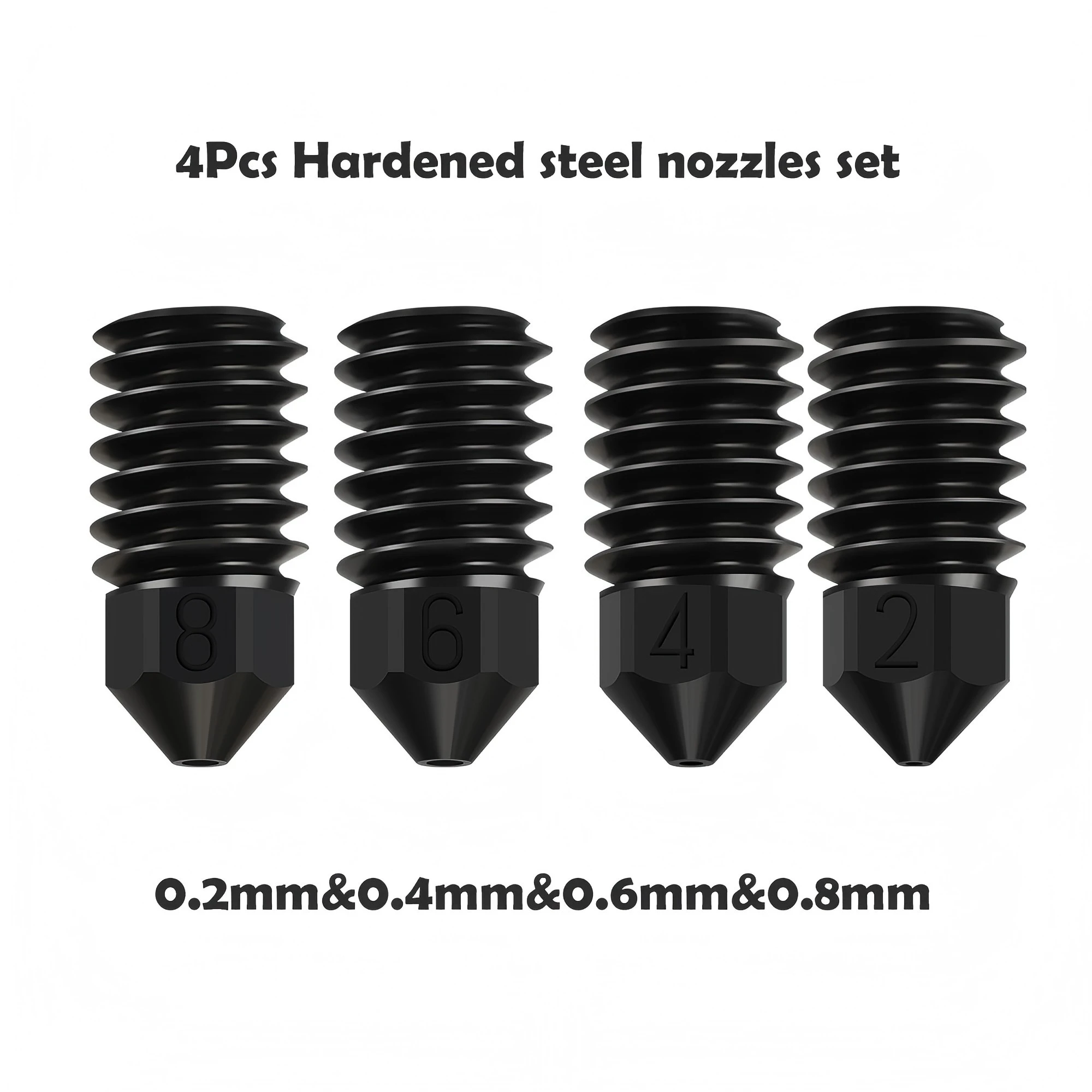 Комплект Hotend для Bambu Lab A1A1 Mini, быстрая скорость, сборка горячего конца, 0,20,40,60,8 мм, сопло из закаленной стали, часть 3D-принтера (art.: 3920cd2ff8abd) - 3920cd2ff8abd
