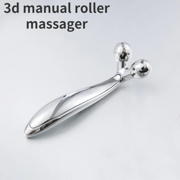 

Роликовый 3D массажер для подтяжки кожи лица, вращающийся на 360 градусов роликовый массажер для тонкого лица, Y-образный