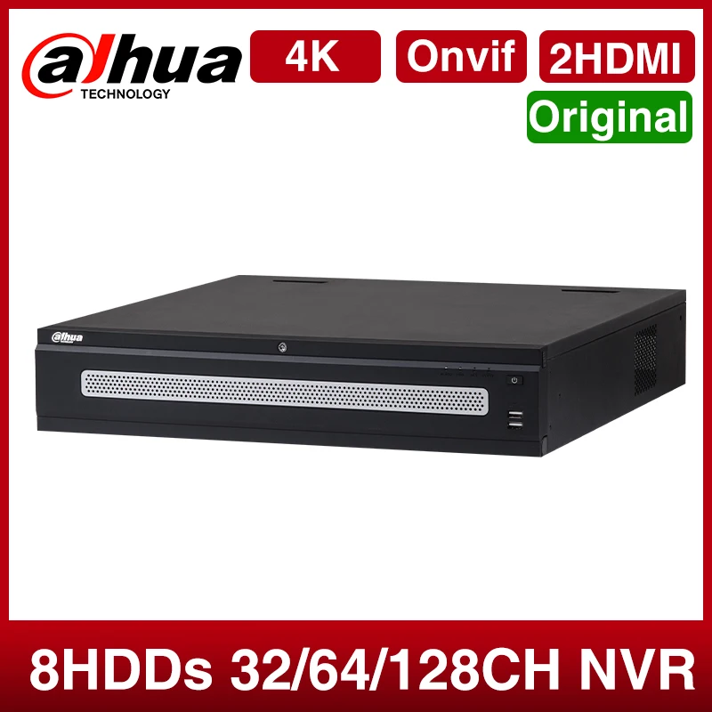 

Dahua Original MultiLang 32/64/128 Channels 8/16HDDs Ultra Series Network Video Recorder Security System NVR608-32/64-4KS2 Onvif
