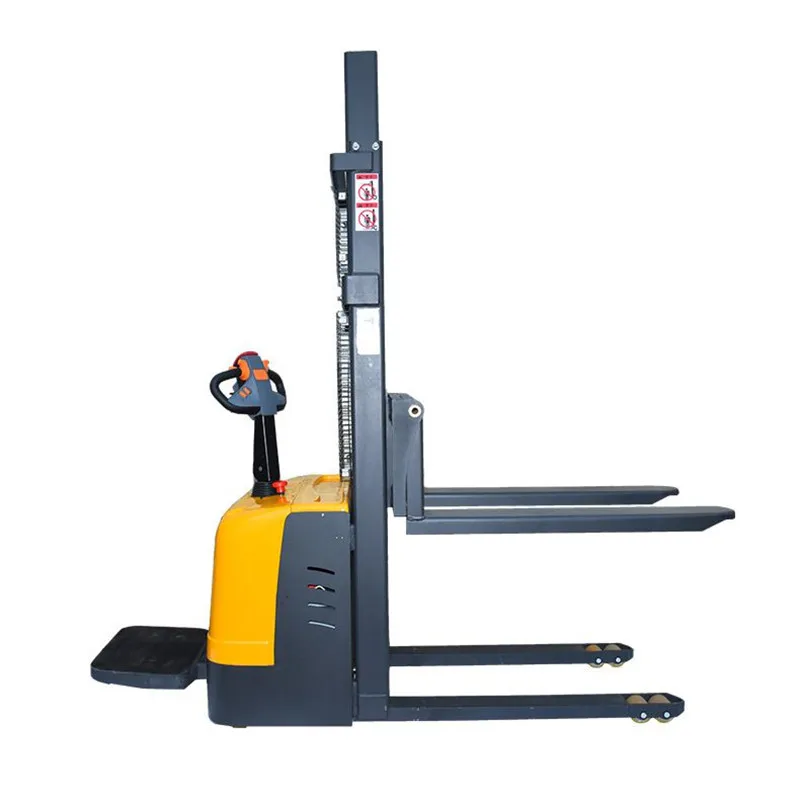 

electric stacker 1ton 1.5ton 2ton fork lift power reach stacker forklift