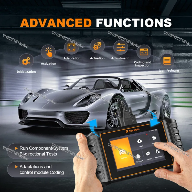 Автомобильный тестер FOXWELL NT710 полный диагностический инструмент системы 30