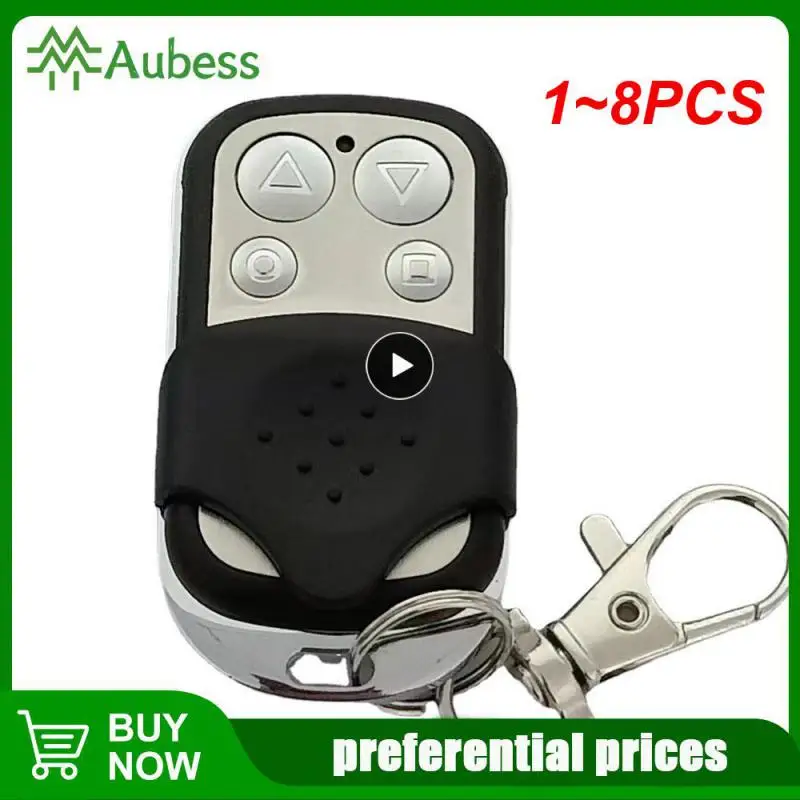 

1~8PCS 433MHz Remote Control 4CH Key Copy Duplicator for Car Key Electric Gate Garage Door Cloning for CAME Remotes