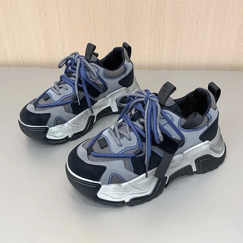 

2023 Fashion Designer Women's Chunky Sneakers Colorful Women Shoes Trendy Girls Casual Sport Shoes Woman