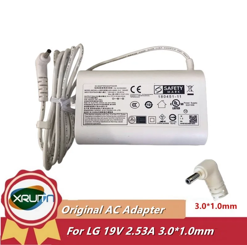 

19V 2.53A 48W Original OEM AC Power Adapter Charger PA-1650-43 DA-48F19 ADS-48MS-19-2 19048E For LG Gram 14Z980 15Z970 13Z990