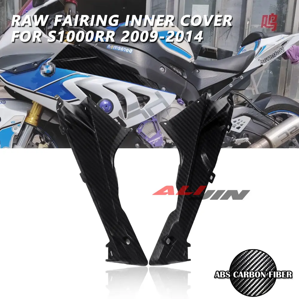

ABS Carbon Fiber Finish Motorcycle Fairing Panel Cowling Front Upper Side Fairing Cover Panel Cowl For BMW S1000RR 2009-2014