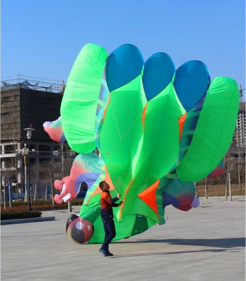 Бесплатная доставка 40 кв.м. большая лягушка мягкий воздушный змей нейлоновый