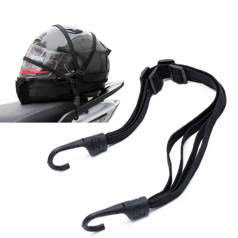

Universal 60cm/90cm Motorcycle Luggage Strap Moto Helmet Gears Fixed Elastic Buckle Rope High-Strength Retractable Protective