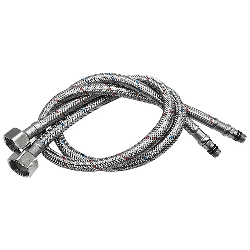 

Шланги для смесителя, смеситель для холодной и горячей воды, впускная труба из нержавеющей стали, шланги калибра G1/2, длина 60 см/100 см