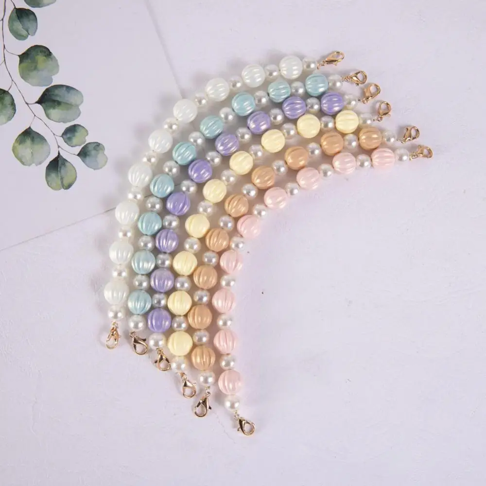 

Цепочка для маски ручной работы, Модный многоцелевой шнурок с жемчужными бусинами, цепочка для маски для детей и женщин