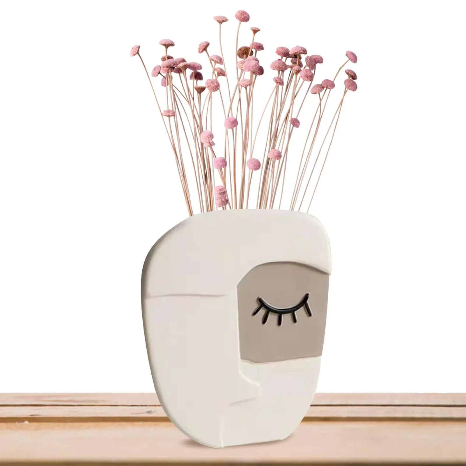 

Face Flower Vases Face Flower Vase Sculpture For Home Decor Home Wedding Holiday Party Decor Flower Vase Statues