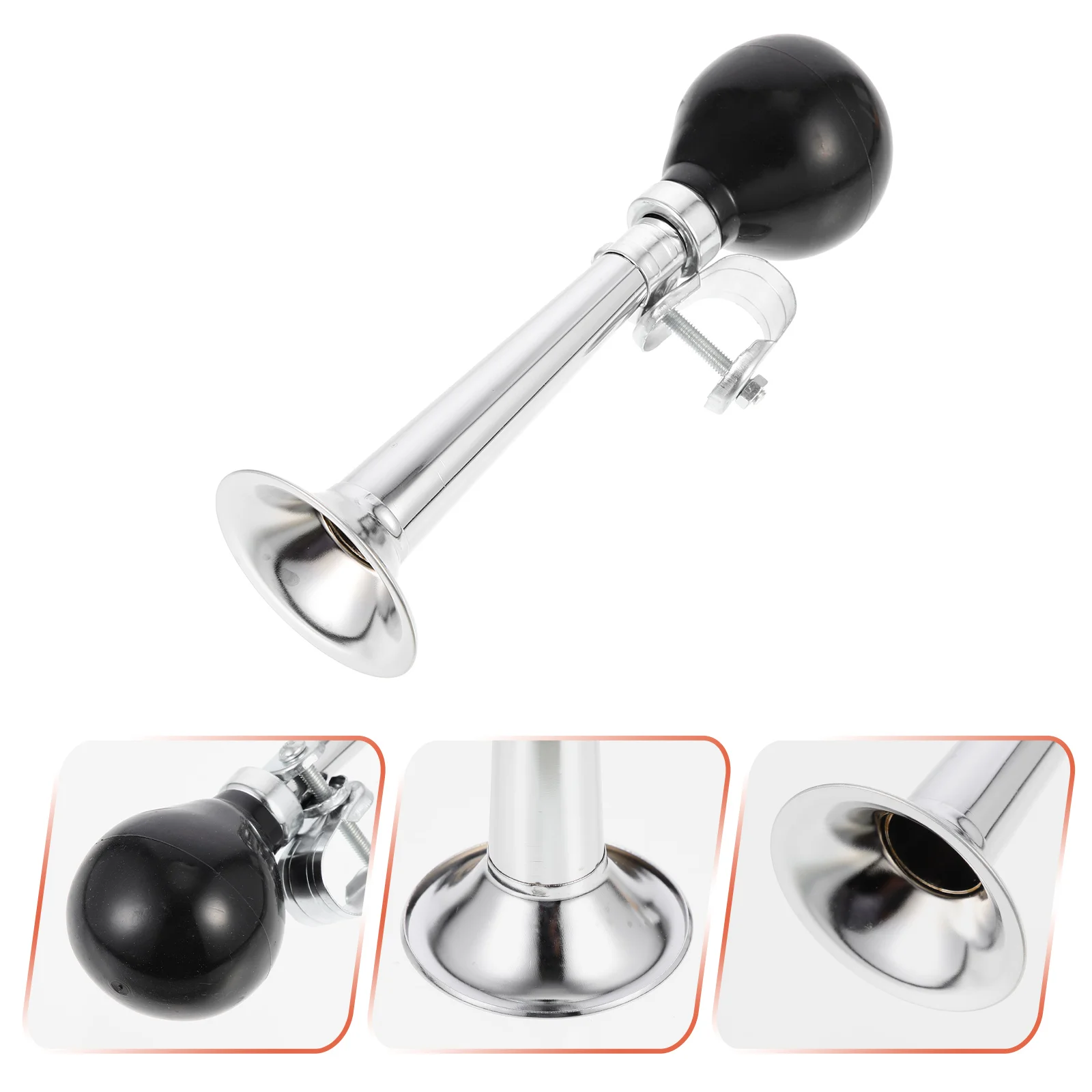 

Horn Bike Bellbugle Ring Mountain Air Kids Metal Retro Accessories Cycle Handlebar Manual Clown Cyclingsnail Cart Bar Handle