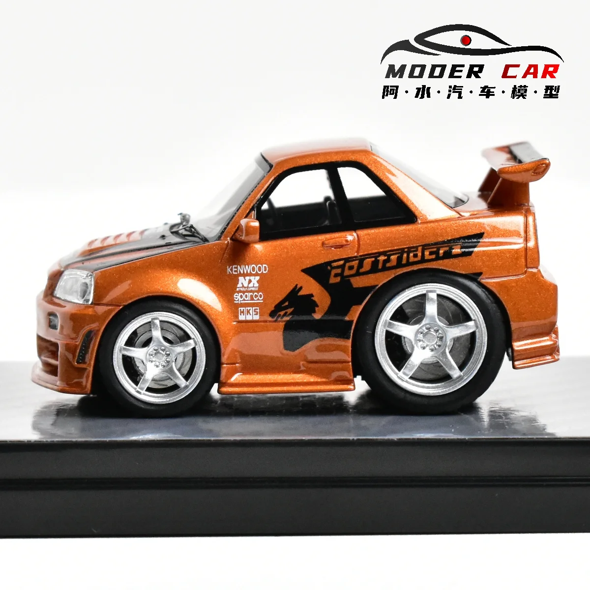 МОДЕЛЬ YM 1:64 R34 Z-TUNE Q Автомобильная литая под давлением модель автомобиля из смолы