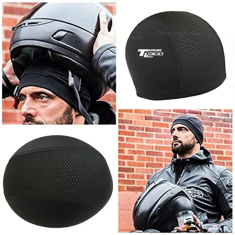 Фото Внутренняя кепка для мотоциклетного шлема Yamaha Super Tenere tenere1200 Tenere 1200 2014-2021, быстросохнущая дышащая кепка, гоночная кепка №3