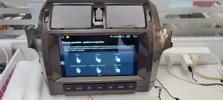 Для Lexus GX GX400 GX460 2010-2017 Android 13 Автомобильный радиоприемник 2Din Стереоприемник