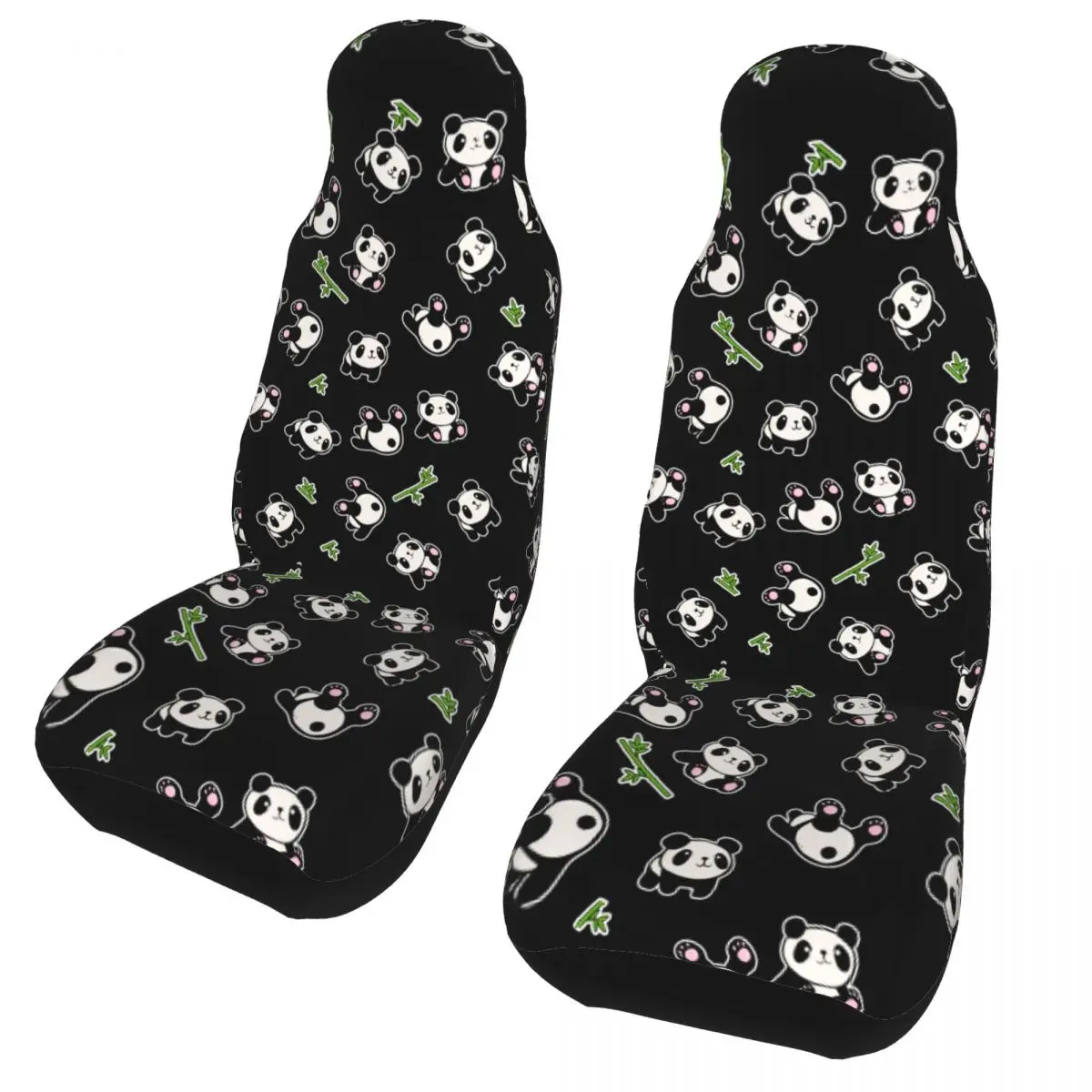 

Panda Car Seat Cover Protector Interior Accessories AUTOYOUTH Cartoon Animal Front Rear Flocking Cloth Cushion Fiber Hunting