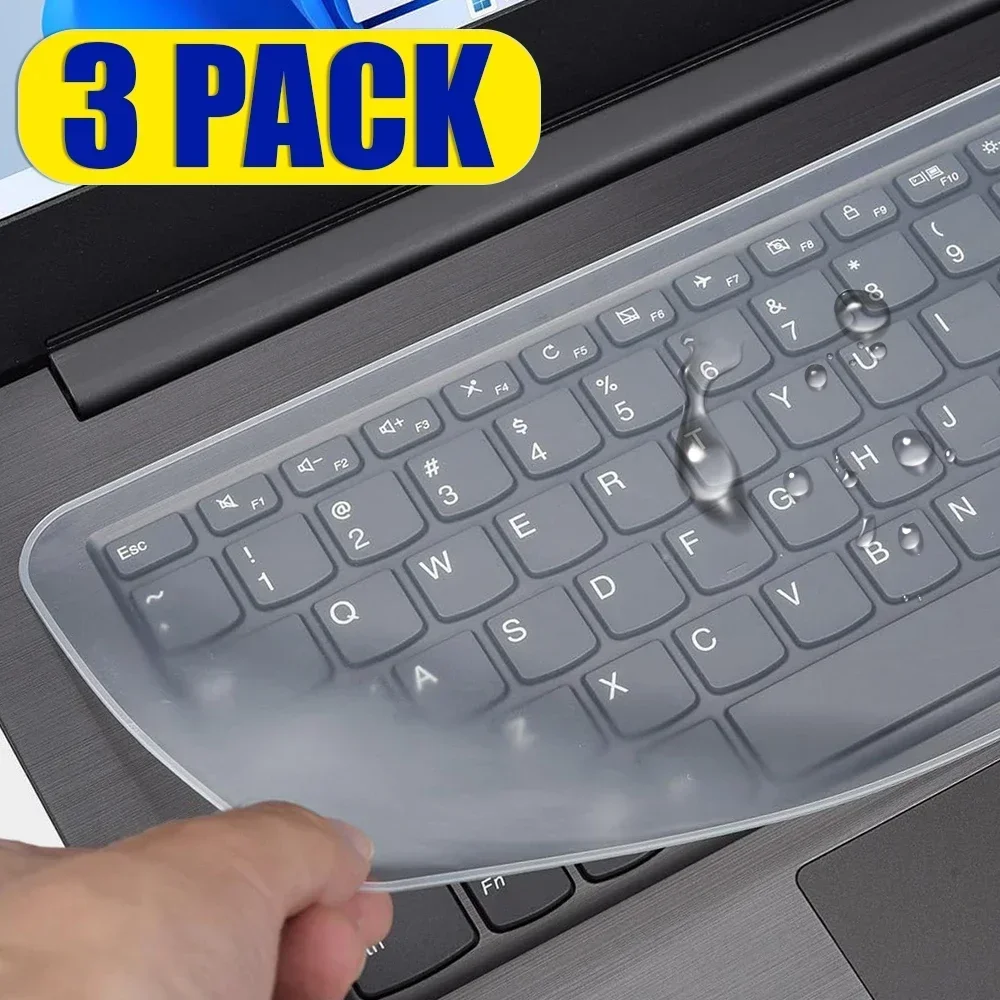 Прозрачные силиконовые чехлы для клавиатуры 10 12 13 дюймов водонепроницаемая