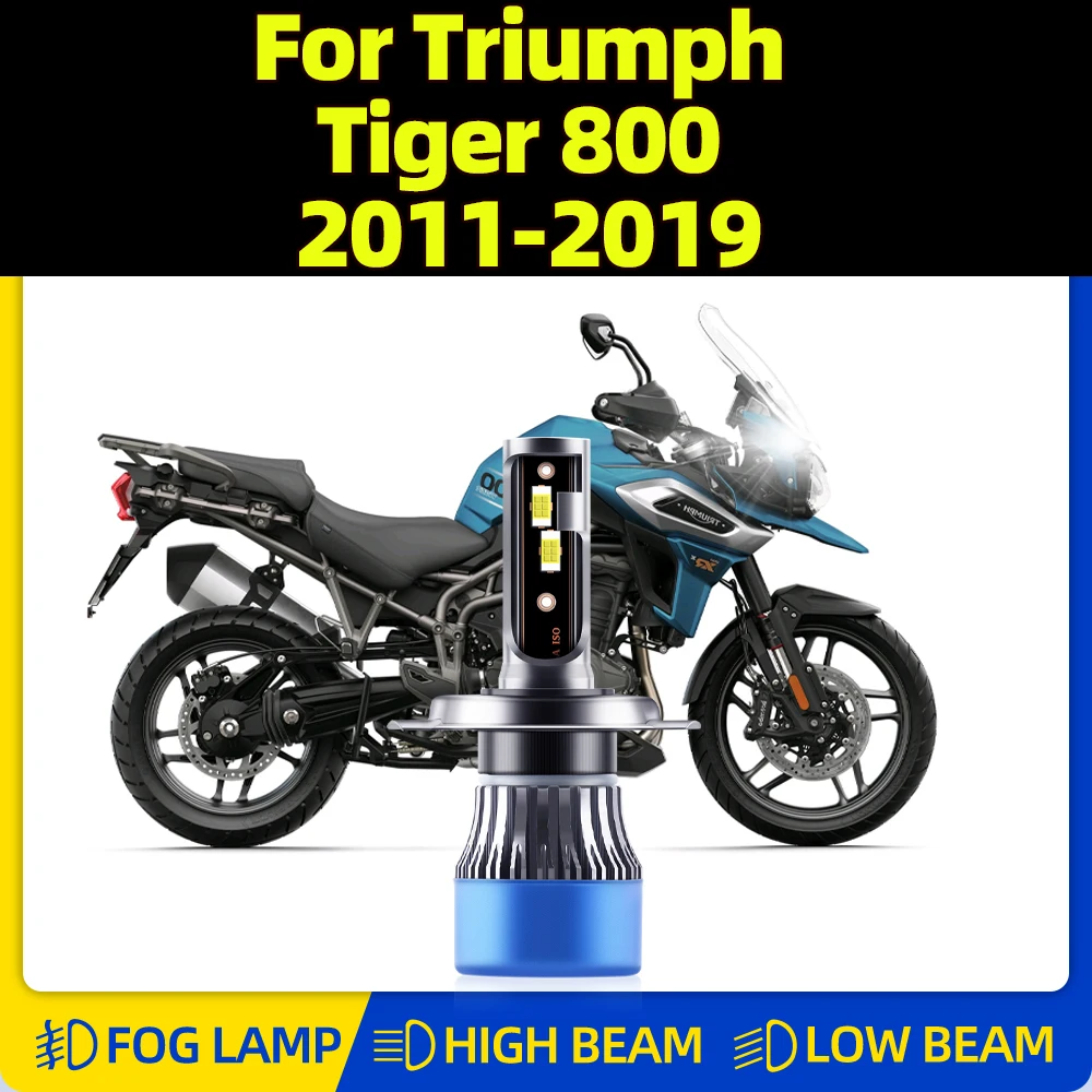 Лампа для мотоциклетной фары H4 12 В CSP 6000K Triumph Tiger 800 2011-2013 2014 2015 2016 2017 2018 2019 1 шт.