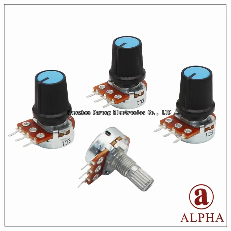 Фото ALPHA RV16AF потенциометр с одной углеродистой пленкой B1K B5K B10K B20K B50K B100K усилитель мощности регулятор громкости SPX 15 штатив №2