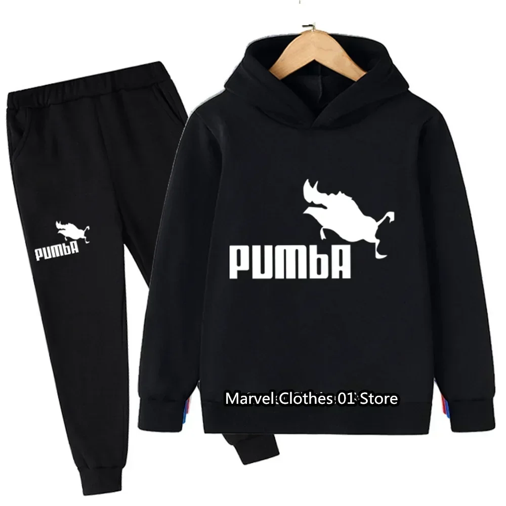 Костюм детский из свитшота и брюк теплый зимний с рисунком аниме