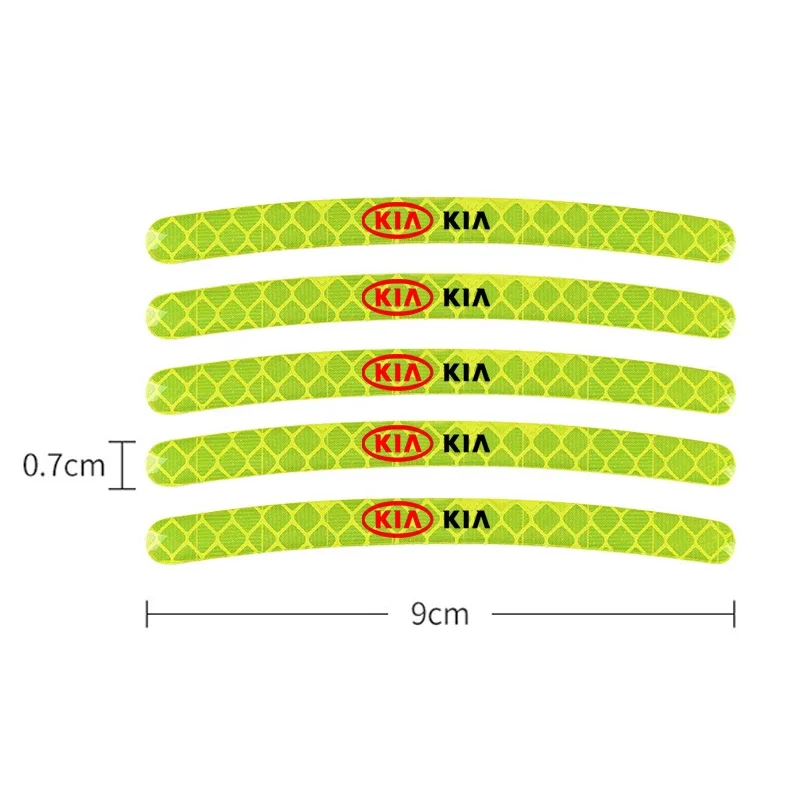 20 шт. подходящие автомобильные наклейки на колеса декоративные светоотражающие