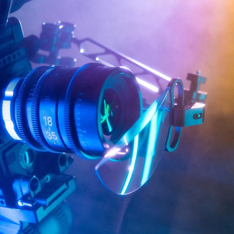 150мм Портативная раздельная диоптрическая оптическая стеклянная призма FX-фильтр.