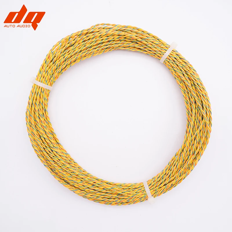 

10 метров 14awg Avss, стандартный автомобильный сабвуфер-динамик, динамик, провод, аудиокабель, Ofc, чистая медь, витая пара, кабель питания, линия