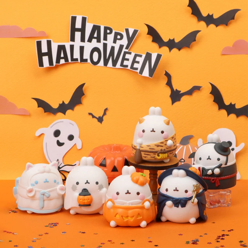 Игрушка кролик-сюрприз Molang Корейская популярная Милая аниме фигурка из серии