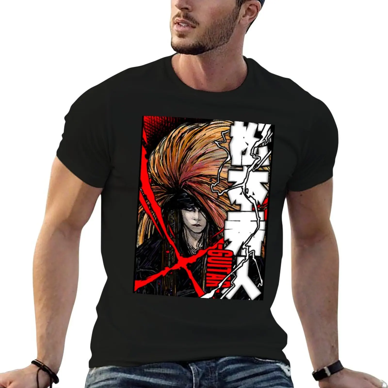Фото Футболка Red X Promo от X Japan (Хидэто Матсумото) - свободного кроя, больших размеров. №1