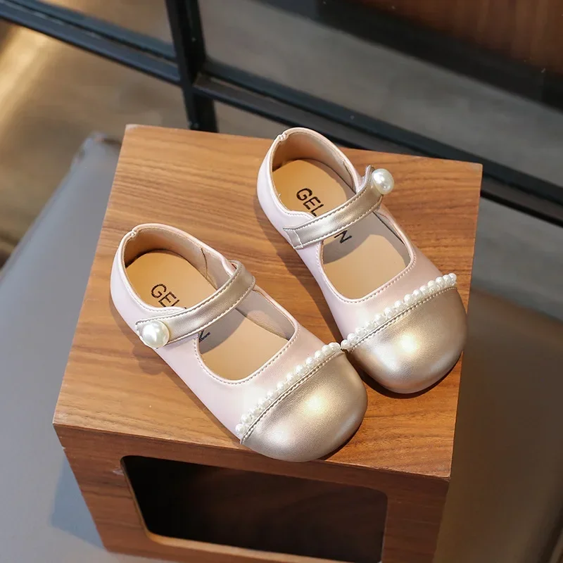 Обувь Для Девочек В Стиле Мэри Джейн Jogerli С Жемчугом
