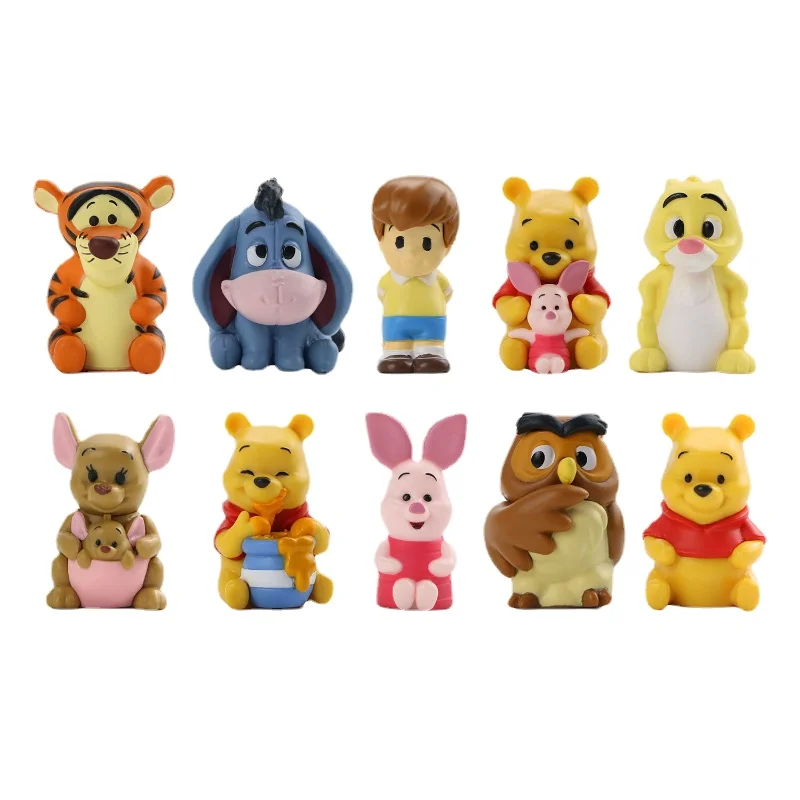 

Disney cute Q version animal twisting egg ball model ornaments hand do Little Bear Anime one piece Birthday decoration Baby toys
