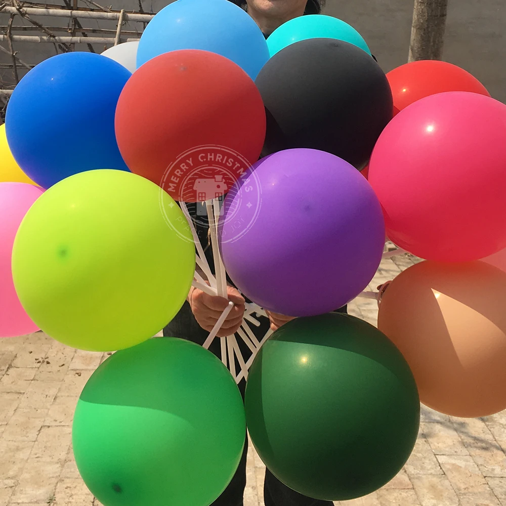 

5/10/12 Inch 10/20/30 Standard Color Balloons Birthday Party Decoration Wedding Holiday Background DIY Multicolored Latex Ballon