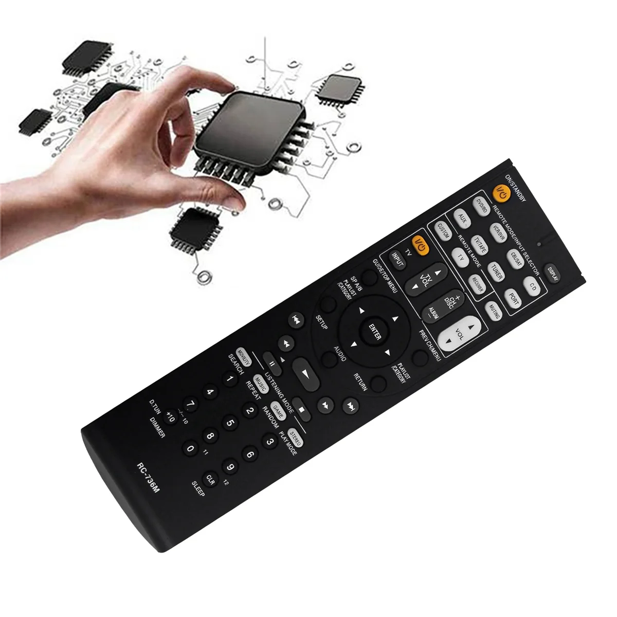 RC-736M Сменный пульт дистанционного управления для театральной системы Onkyo HT-R570