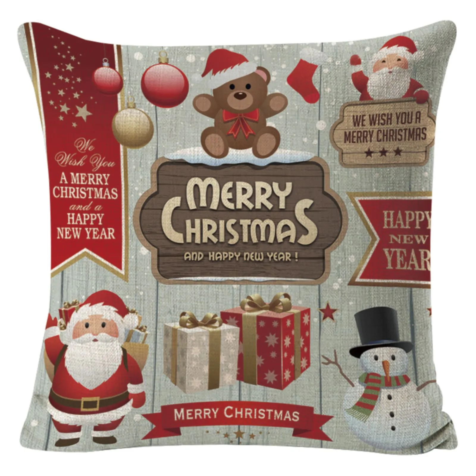 

Christmas Pillow Cover Cushion Sofa Cover Cushion Cover Home Pillow