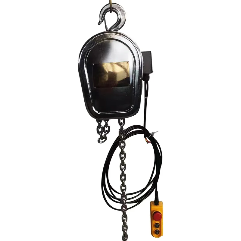 Electric Chain Hoist 380V Hoist Industrial Lifting National Standard Manganese Steel Reverse Chain Trial Lifting