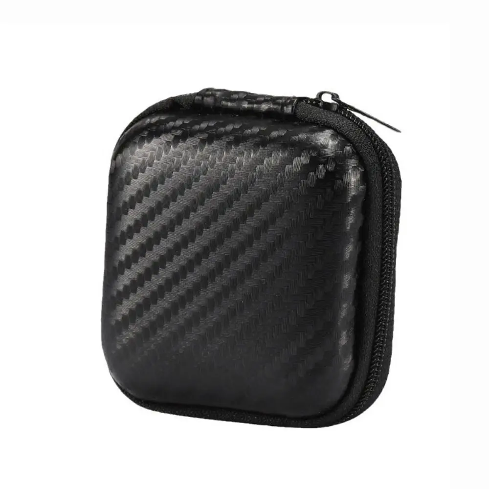 Сумка для хранения кабелей и наушников EVA черного цвета