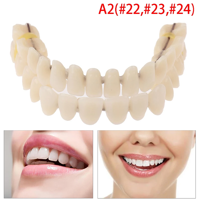 

A2 (#22,#23,#24) модель искусственных зубов из смолы, протезы, стоматологический материал, обучающая модель зубов, специальные зубы, изготовленные искусственные