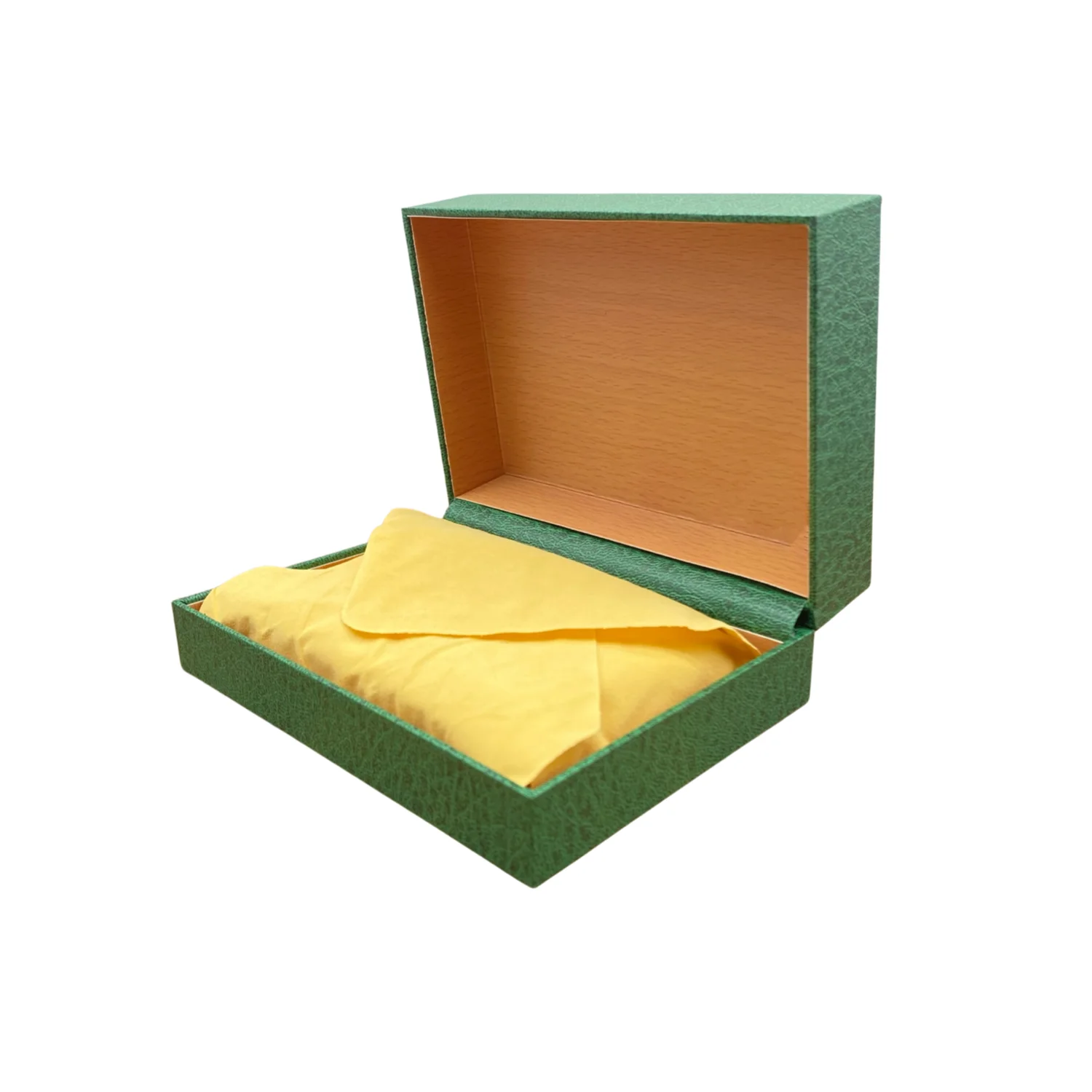 Factory Direct Sales Luxury Brand Permanent Environmental Protection Watch Box Wooden Box Watch Paper English Brochure Storage