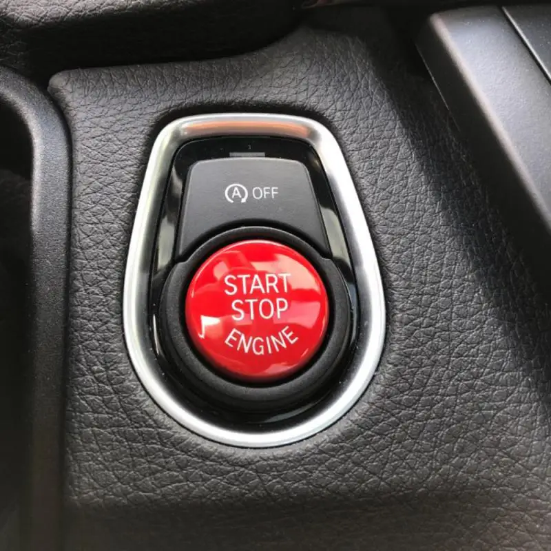 

Car Engine START Button Cover Key Decor For BMW F20 F21 F30 F34 F10 F07 F48 F52 F15 F16 F25 F26 STOP Switch Replace Accessories