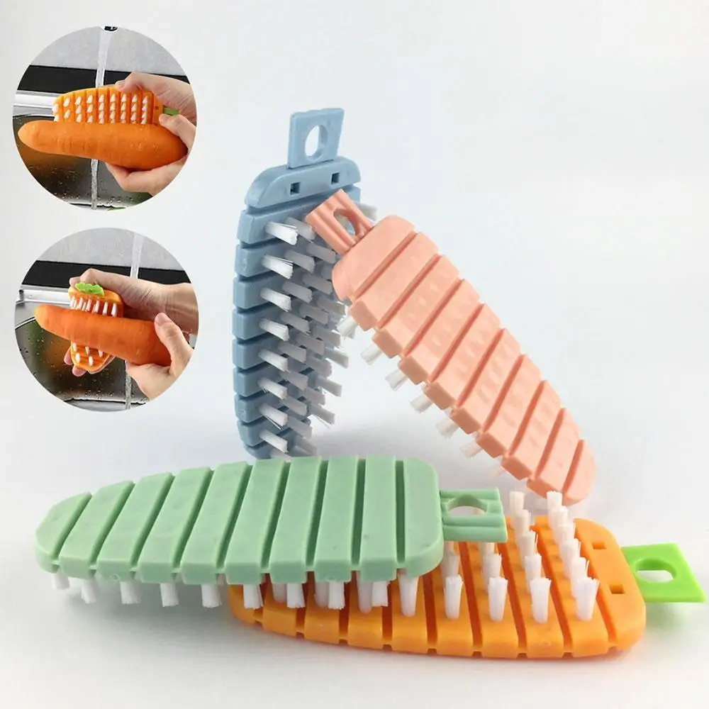 

1pc Kitchen Supplies Ideas, Cleaning fruit Brushes, And Balls, Potatoes, Vegetables, Radish Cleaning Brushes kitchen items