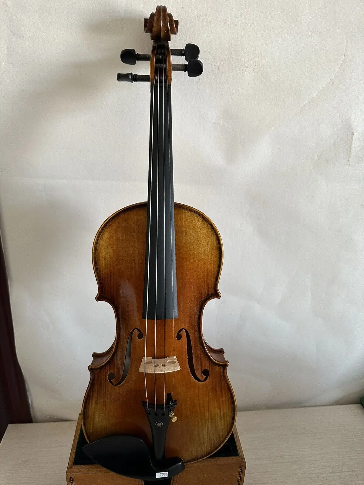 

Master 4/4 violin Guarneri model flamed maple back spruce top hand made K3066