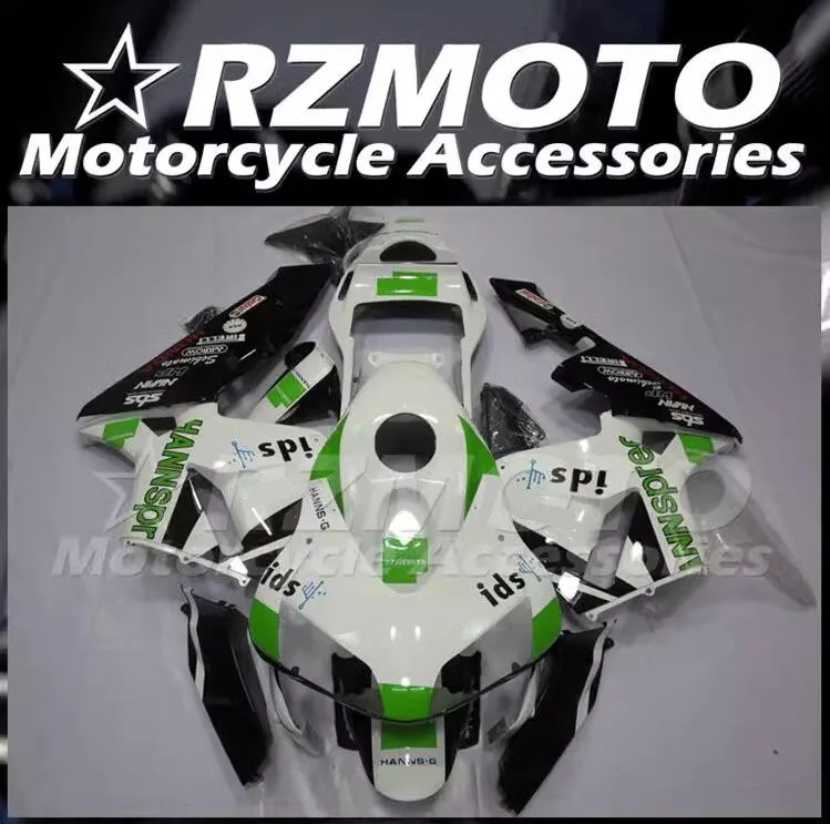 

New ABS Whole Motorcycle Fairings Kit Fit For HONDA CBR600RR F5 2003 2004 03 04 Bodywork Set Green White