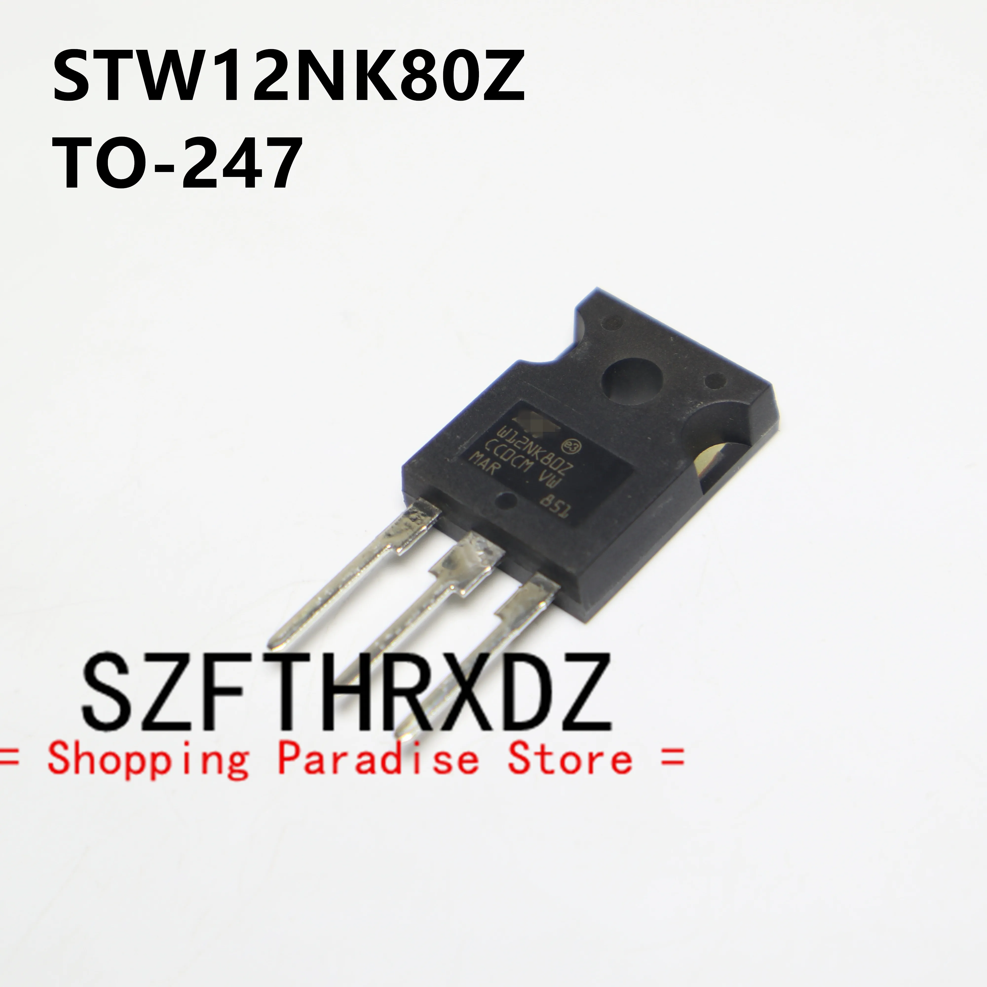 

SZFTHRXDZ 10 шт. 100% новый импортный оригинальный STW12NK80Z W12NK80Z TO-247 MOS FET 800V 12A