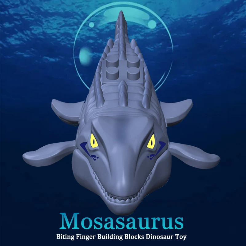 Сборный блок игрушка Юрский мосазавр жестокий Раптор строительные блоки