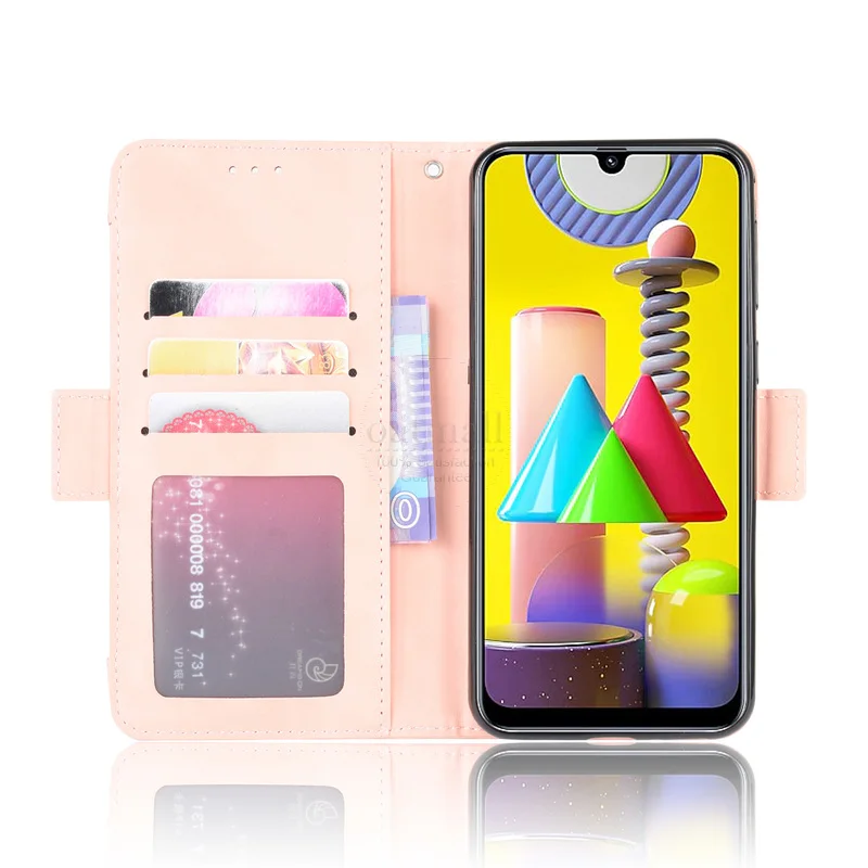 

Новый Стильный чехол-кошелек для Samsung Galaxy M31, чехол-книжка с магнитной застежкой и откидной крышкой для Samsung M31S, кожаный держатель для карт и ф...