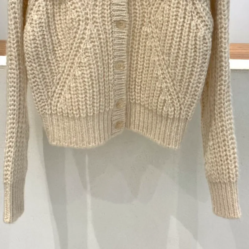 Nomikuma 2021 осень-зима милый Питер Пэн воротник свитер пальто корейский длинный