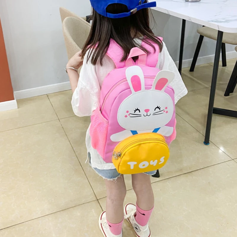 New Children Rabbit Cartoon School Bags Girls Princess Students Cute Large Fashion Backpacks for Teenagers Mochila All-match Hot
