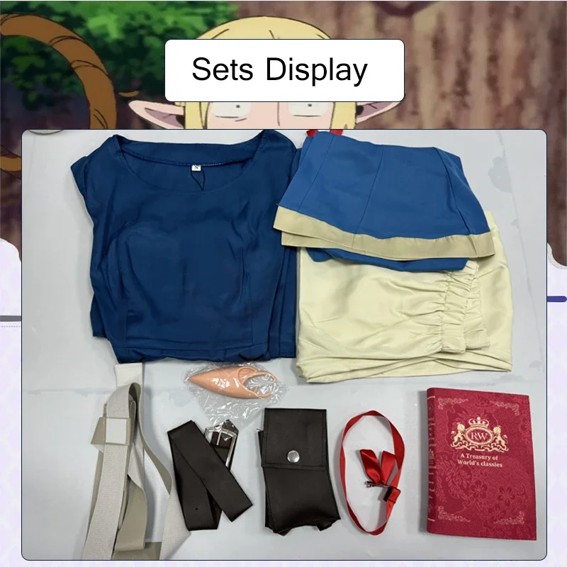 АНИМЕЦКА на складе Марциль Донато Косплей Костюм Парик Ухо Аниме Вкусное платье